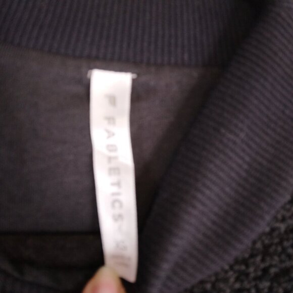 Fabletics Malia Polar Fleece Black Lined Pullover Size XS - Picture 7 of 14